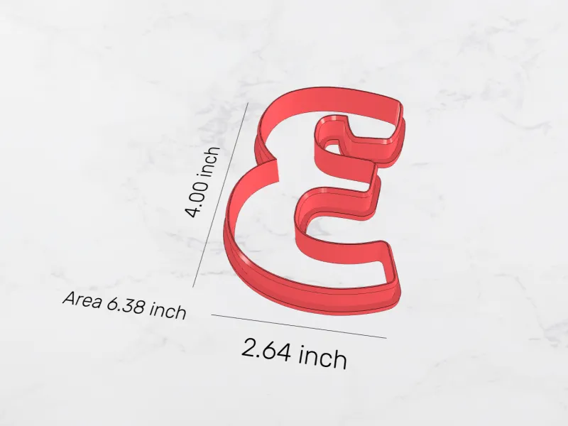 Number 3 Cookie Cutter