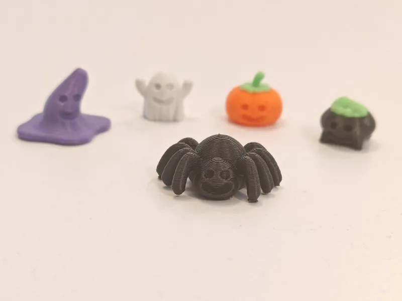 🕷️ 蜘蛛铅笔顶饰 – 万圣节3D打印 <3克 ~10分钟