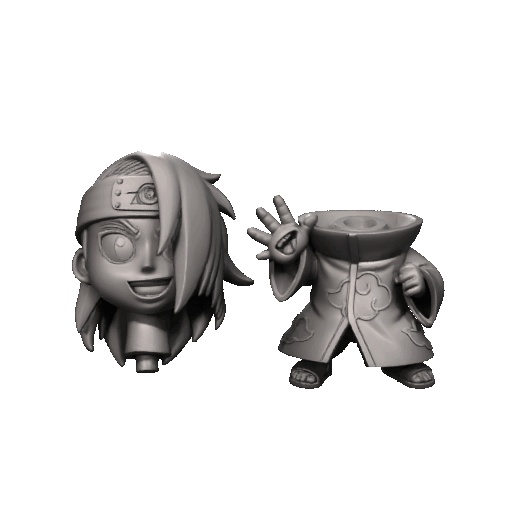 Deidara Chibi - Naruto Shippuden.