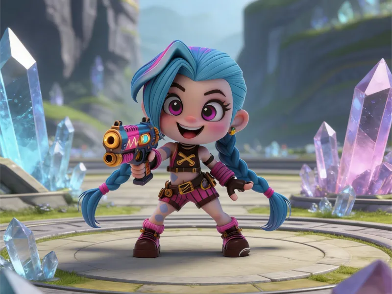 Jinx POP! Vinyl Figure (League of Legends - Super-Deformed C