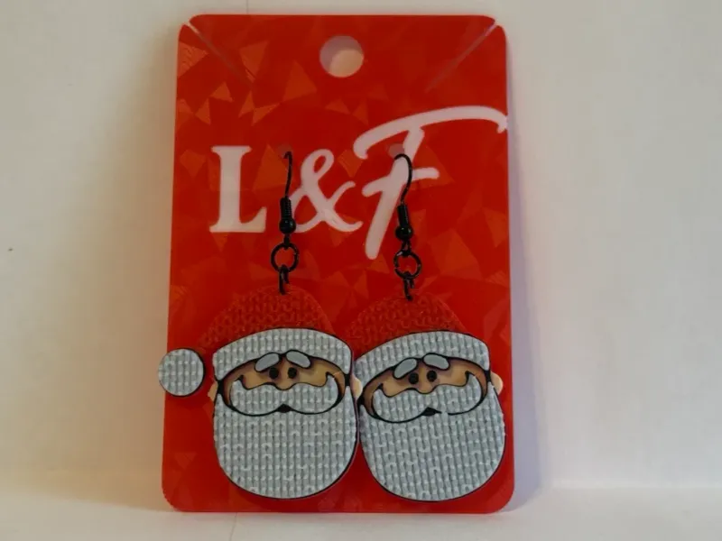 Cercei Santa de la Rudolph Cercei cu textură tricotată