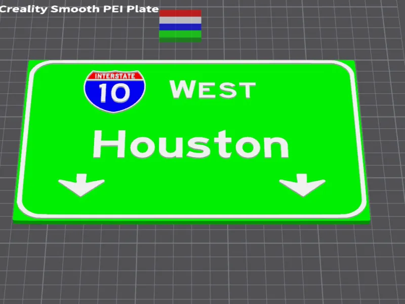 Highway Sign - Houston