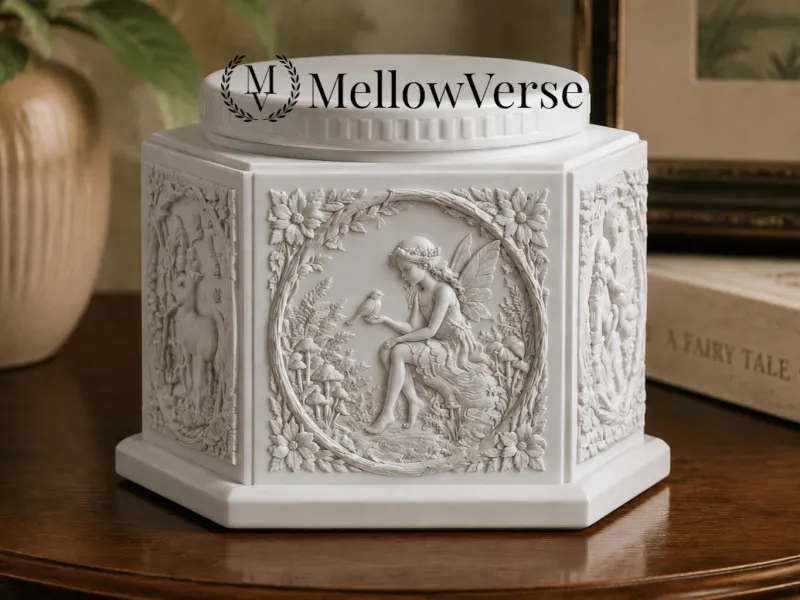 Barattolo delle Fate Cottagecore – Rilievo da Libro di Fiabe - MellowVerse