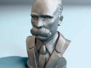 Nietzche Bust Fan Art Sculpture