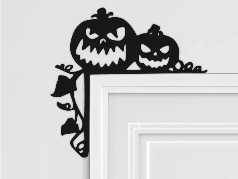 Pumpkin Door Corner Decor, Door Frame Decor, Home Decor