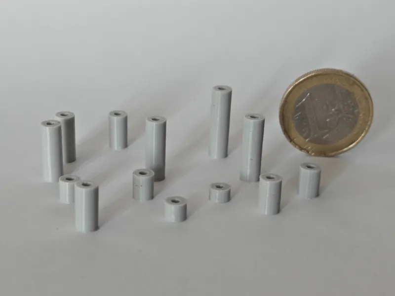 Distanziali per viti M2 / Torrette | 15 dimensioni (3-25 mm)
