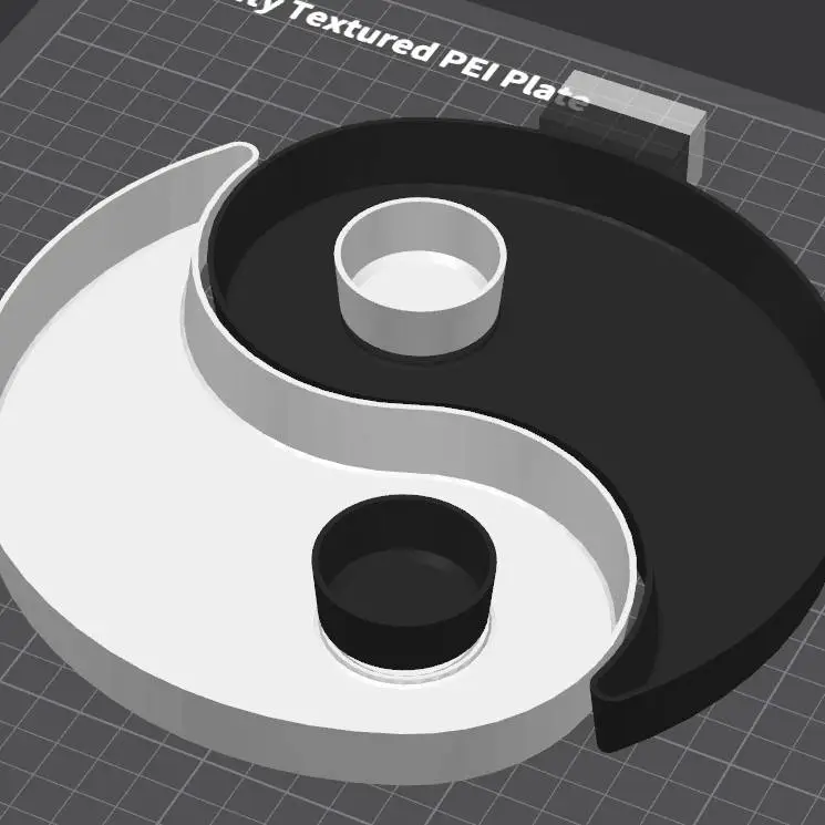 Yin Yang Chip and Dip snack bowl