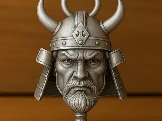 Samurai Keychain