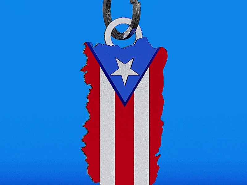 PUERTO RICO Schlüsselanhänger
