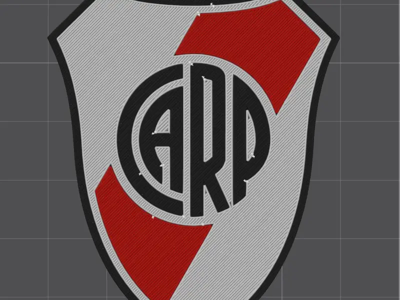 Llavero escudo de River Plate CARP keychain