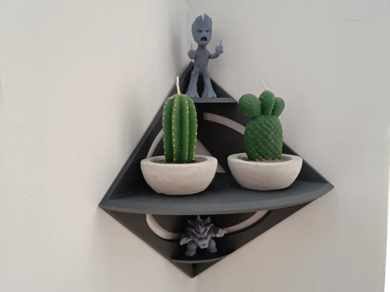 Decorative Corner Wall Shelf