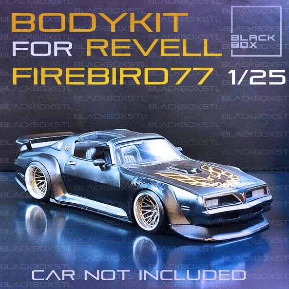 Bodykit for FIREBIRD 77 Revell modelkit 1-25th scale
