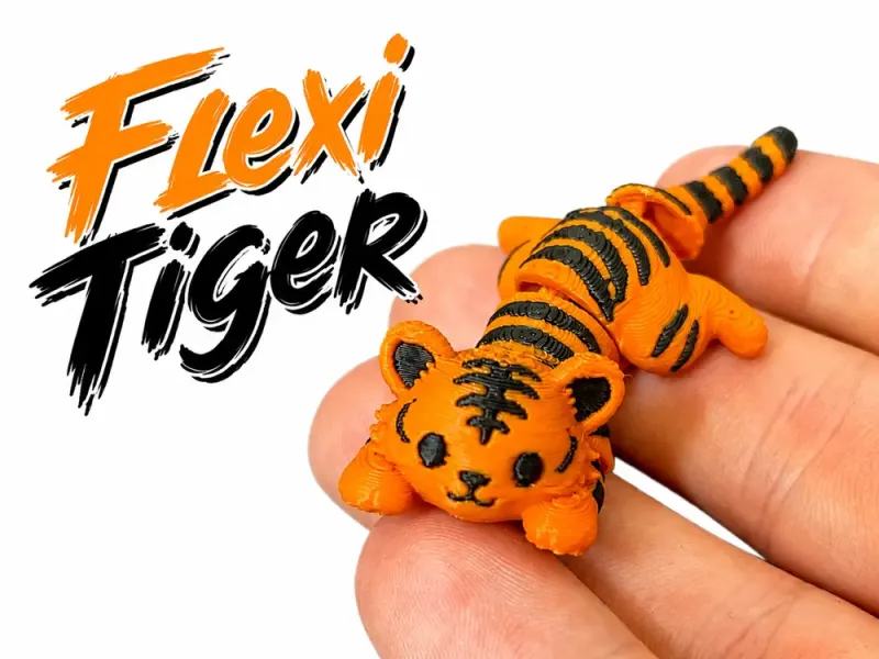 플렉시 타이거, 작고 귀여운 관절 가동 타이거