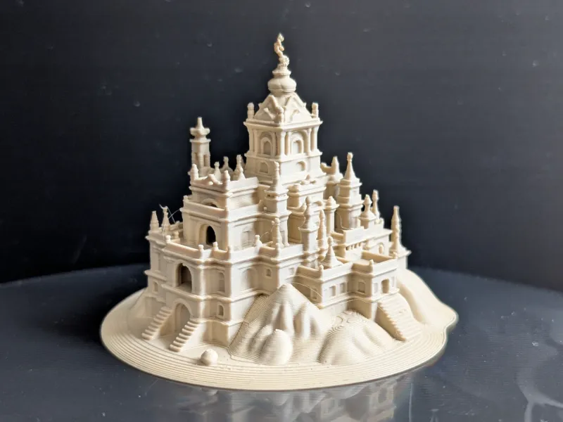 Ancient Hilltop Citadel Miniature