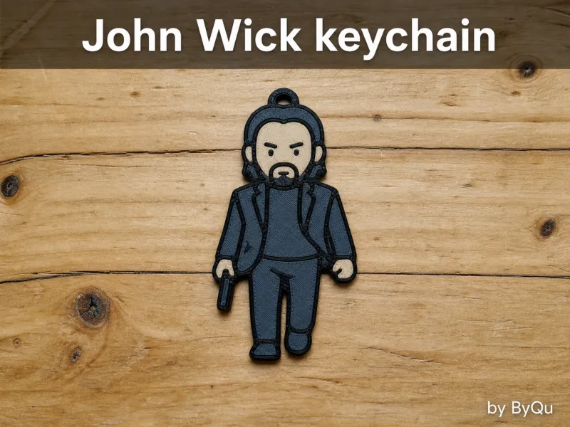 Portachiavi John Wick di ByQu