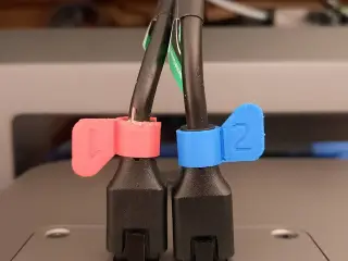 Colored and indexed ring for cable CSF Creality