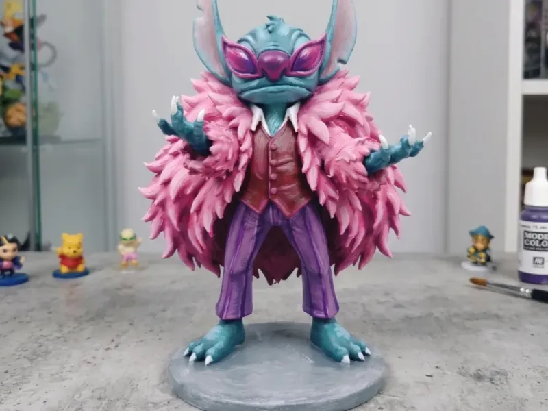 Doflamingo Stitch Figure