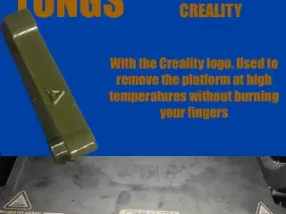TONGS FOR EACH PRINTER'S CREALITY. With Creality logo