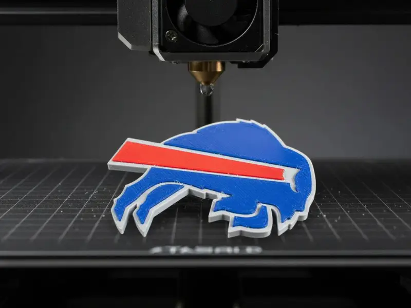 Logo Buffalo Bills en 3D