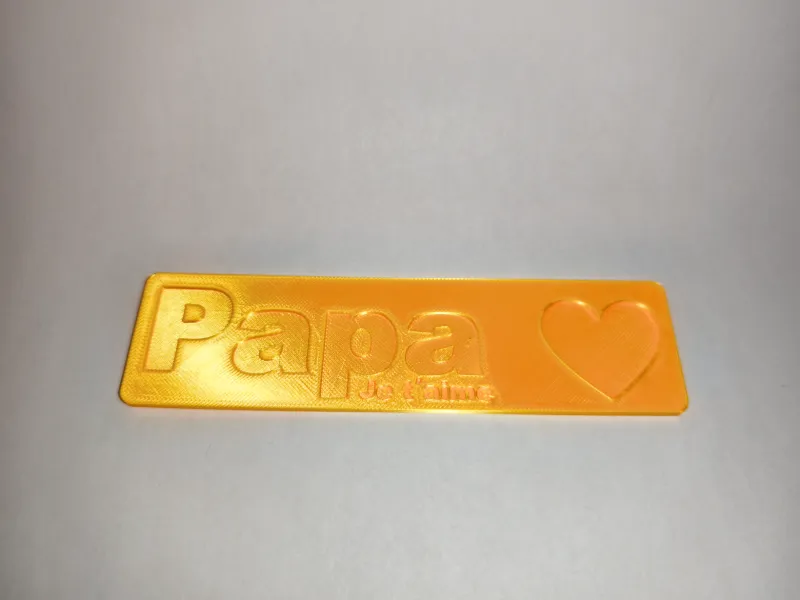 Marque page Papa