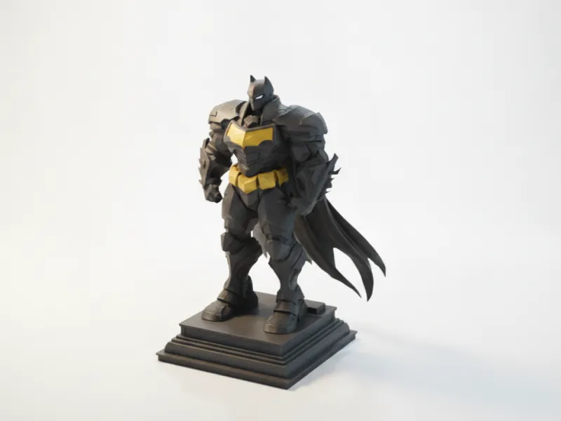 Статуя Бэтмена в виде бронированного рыцаря DC Comics для 3D-печати