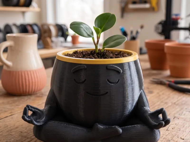 cute flower pot