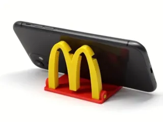 McDonald's logo, letter M foldable phone stand