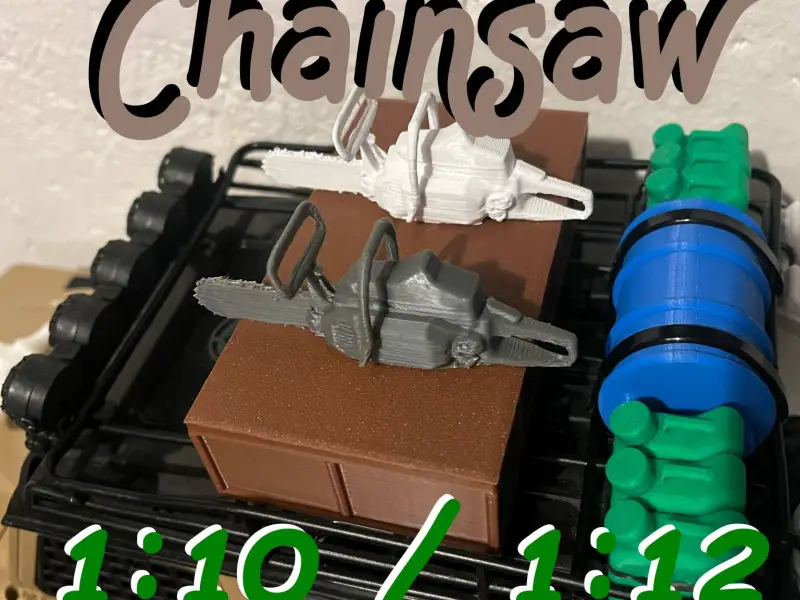 RC探险车1:10和1:12比例电锯