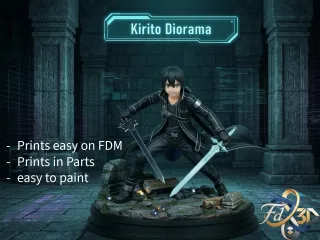 Kirito Fanart Diorama