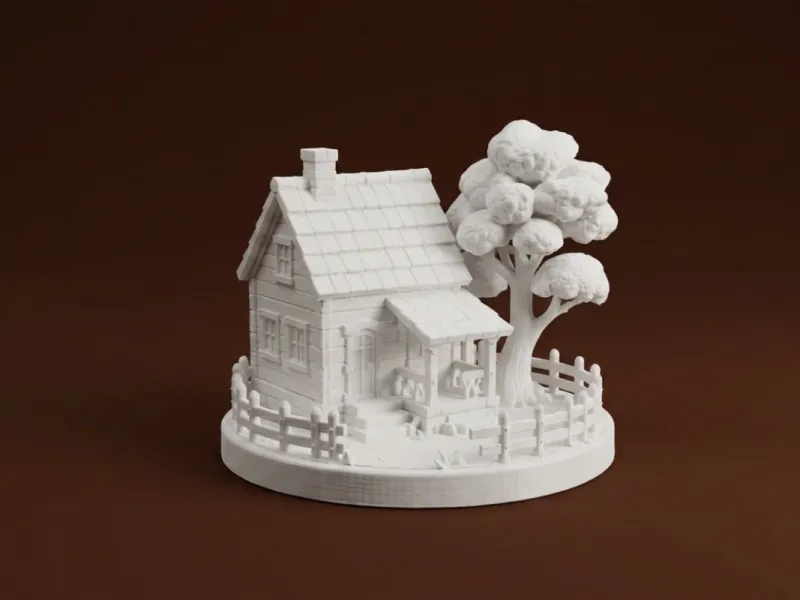 Cozy Country House Diorama