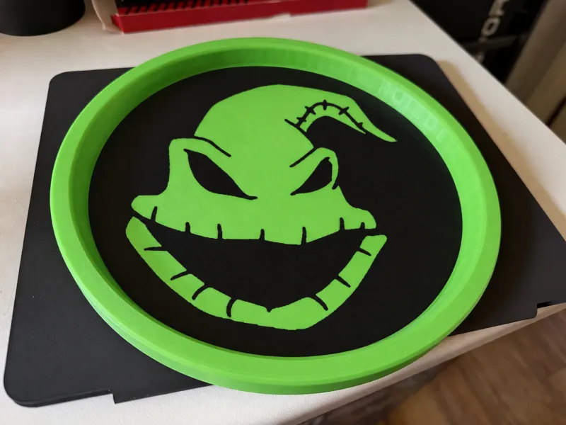 Oogie Boogie - Jack Skellington - Bandeja de Halloween y Navidad
