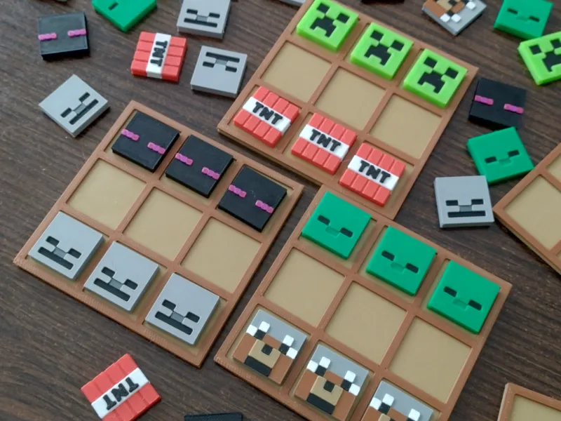Minecraft Tic Tac Toe Crafting Table