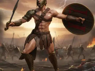 Spartan Warrior figure