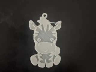 LLAVERO CEBRA BEBE