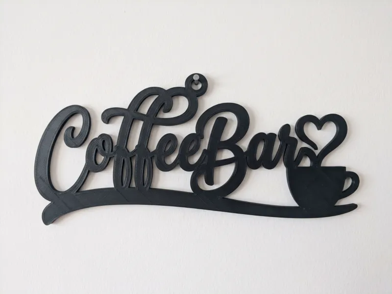 Coffee Bar Kitchen Sign