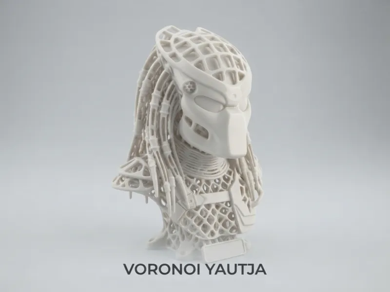 Voronoi Yautja Bust