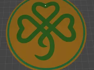 Irish Celtic Shamrock Coaster