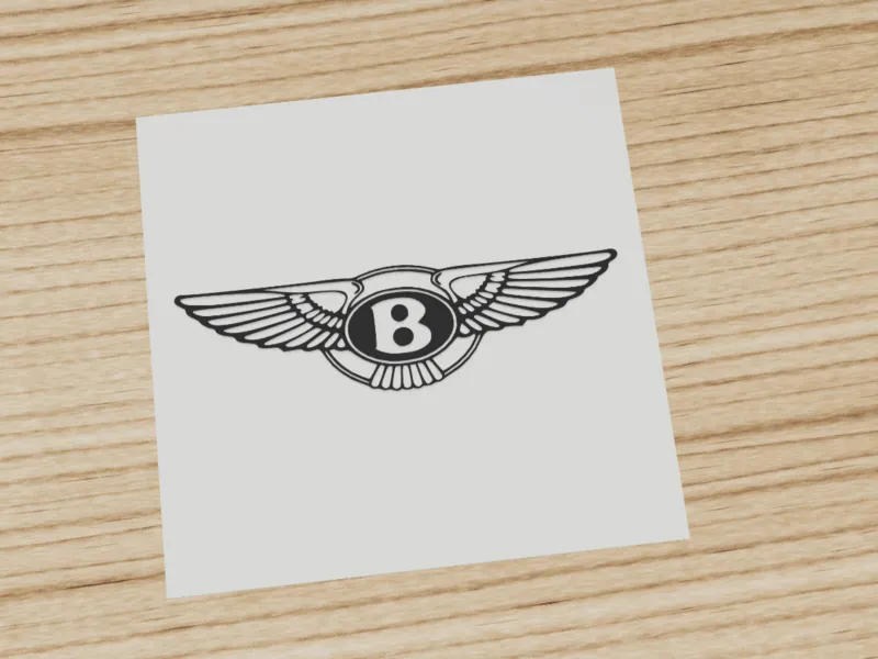 Bentley winged B luxury car logo emblem