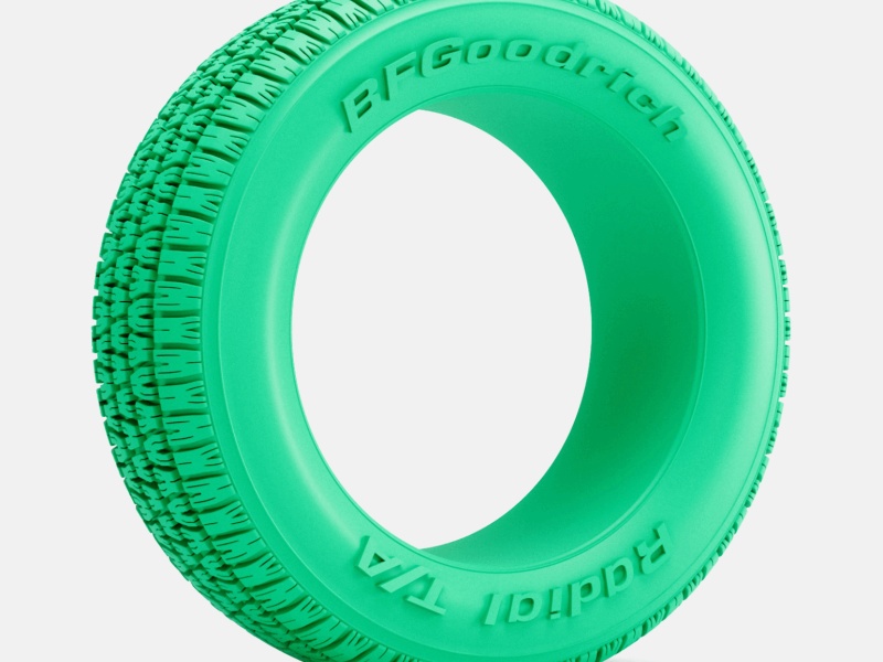 15x7 BFGoodrich Radial T/A Tire, 225/60/15