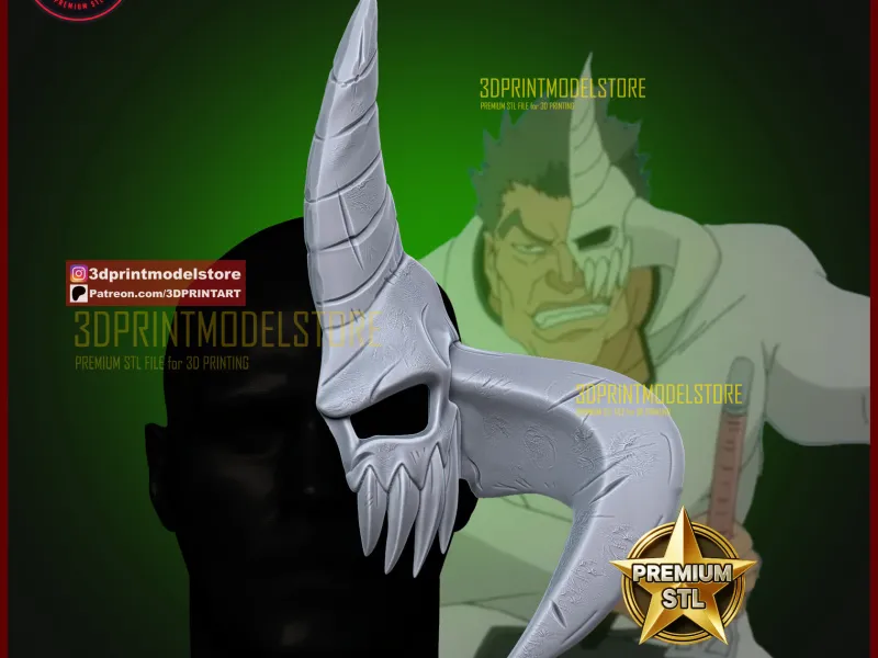 Bleach Aldegor Mask - Ichigo Hollow Mask - Halloween Cosplay