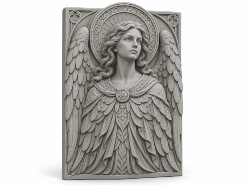 Archangel Relief Plaque