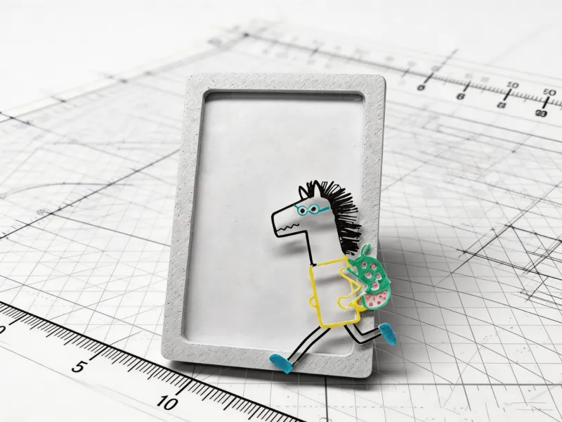 Marco de fotos del Año del Caballo - Estilo minimalista