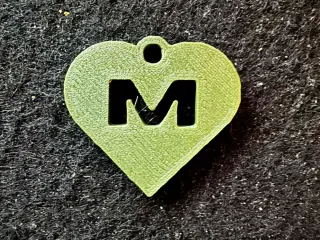 Keychain Heart M