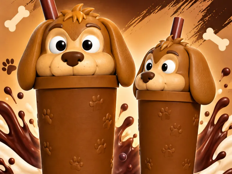 VASO PERRITO MILSHAKE