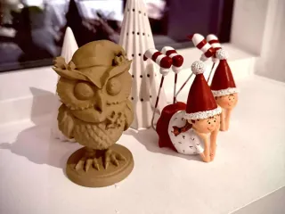 Christmas Owl Decoration