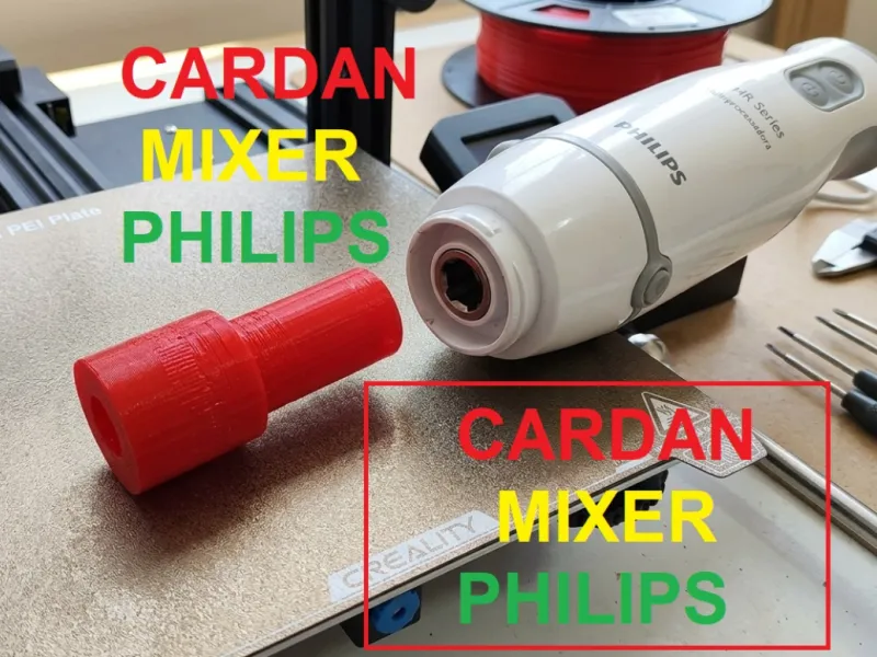 Cardán de Repuesto para Minipimer / Multiprocesadora Mixer