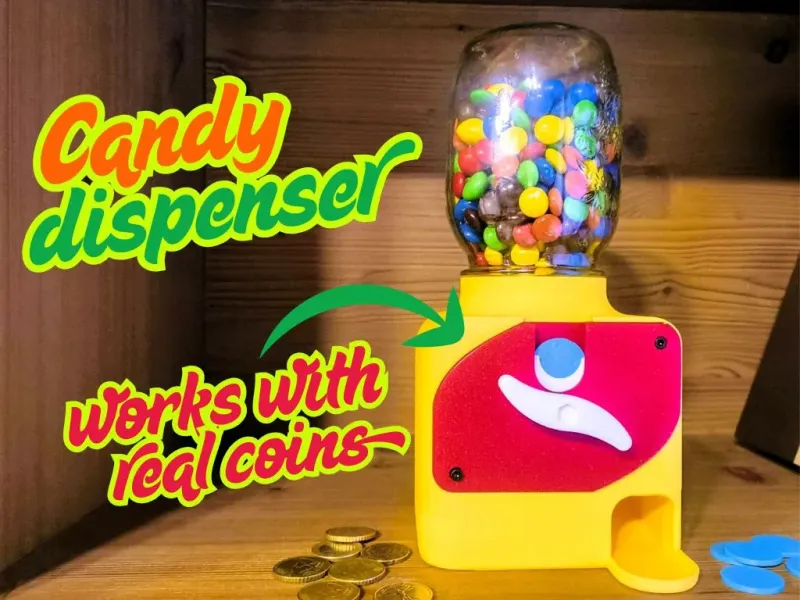 Candy Dispenser – Coin or Token Operated