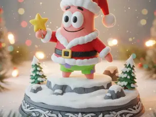 Christmas Patrick Star