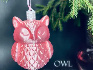 Christmas tree Owl ornament - collection 2025