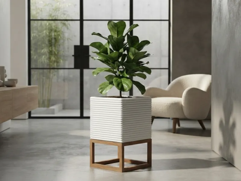 Modern Square Planter